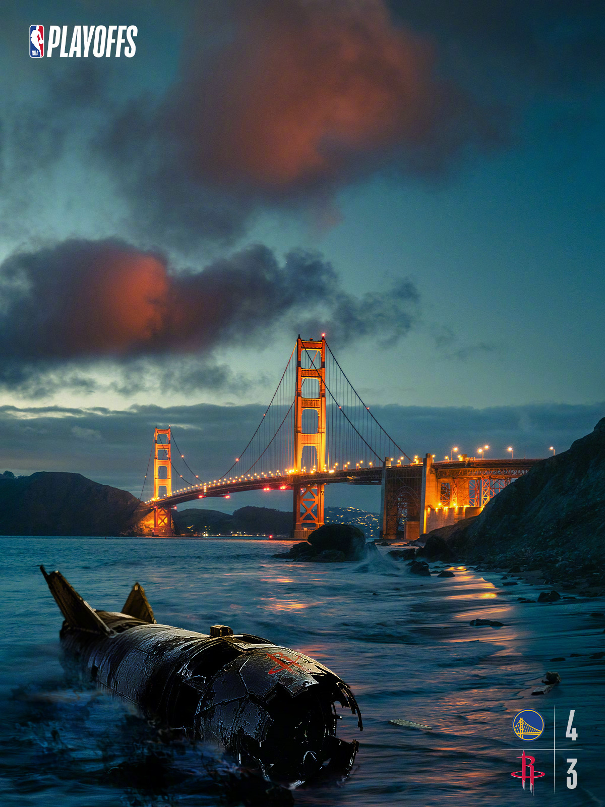 勇士抢七险胜火箭晋级半决赛