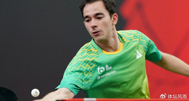 巴西名将雨果·卡尔德拉诺力克黄镇廷晋级男单