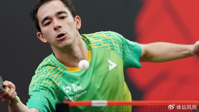 巴西名将雨果·卡尔德拉诺力克黄镇廷晋级男单